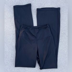 Madewell athletic black flare leggings